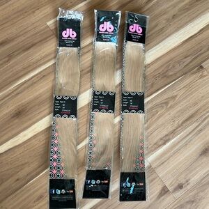 3 packs Donna Bella Hair tape-in extensions 18" color #60